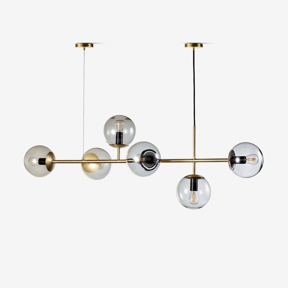 Olveya Suspension Orb Laiton Verre Pour Salon