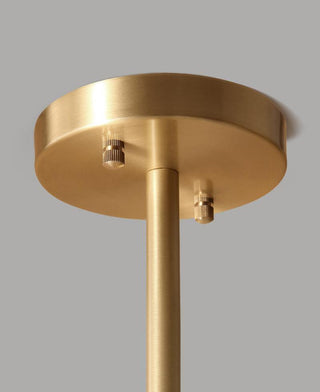 Lustra Lustre en Laiton Verre Opale-Luire