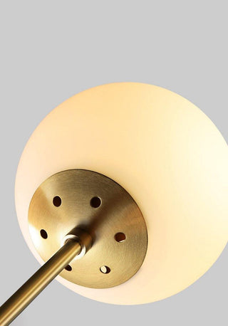 Lustra Lustre en Laiton Verre Opale-Luire