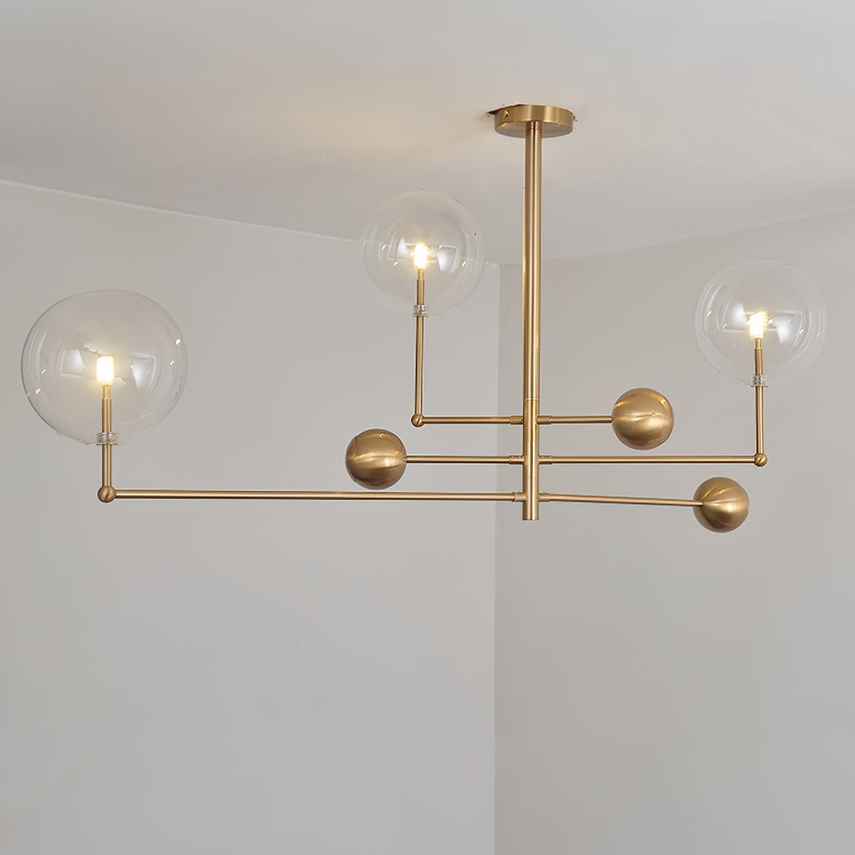 Orbit Lustre en Verre Contemporain