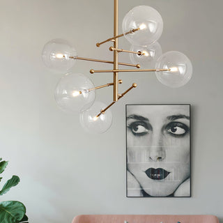 Orbit Lustre en Verre Contemporain