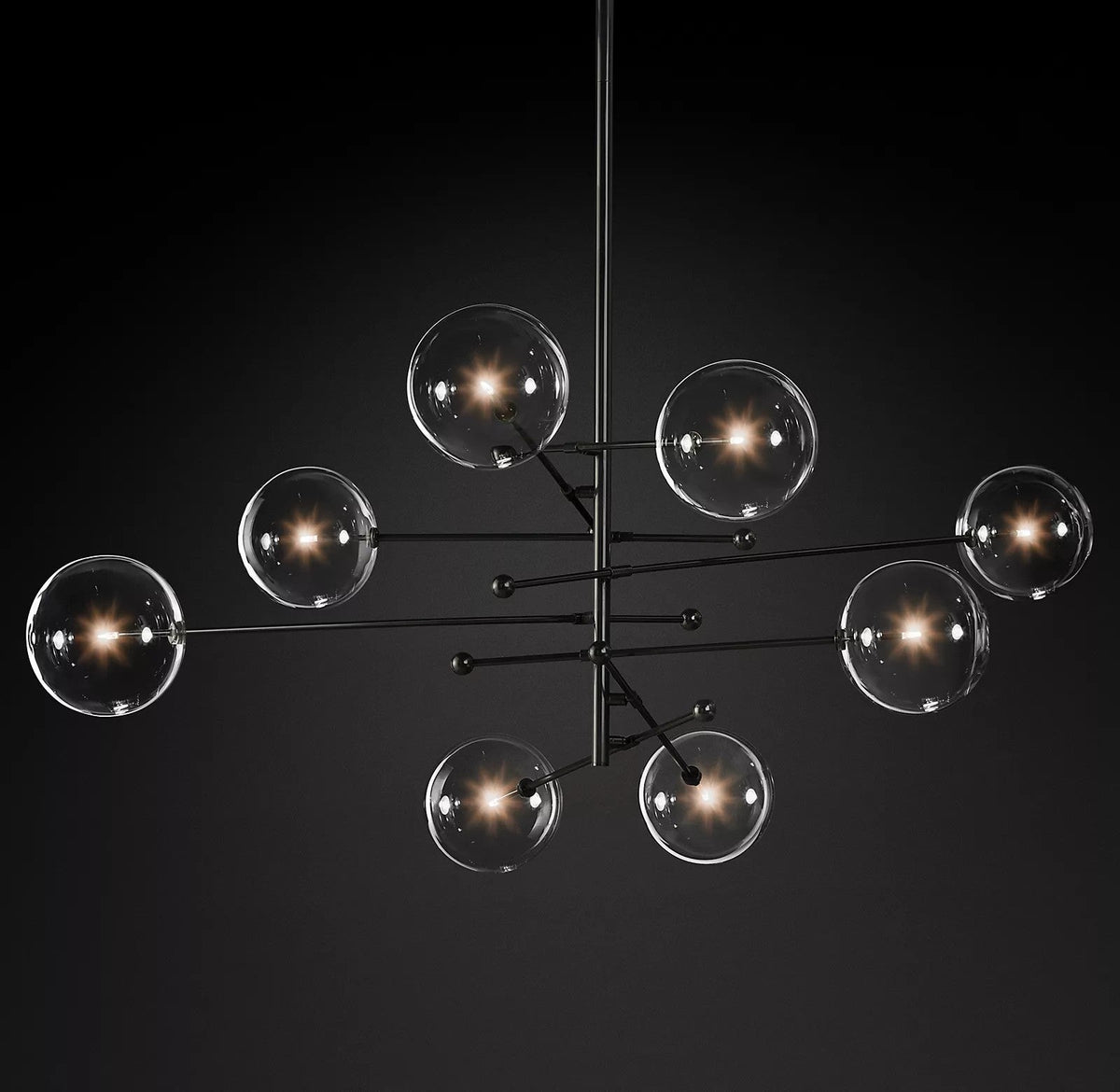 Orbit Lustre en Verre Contemporain