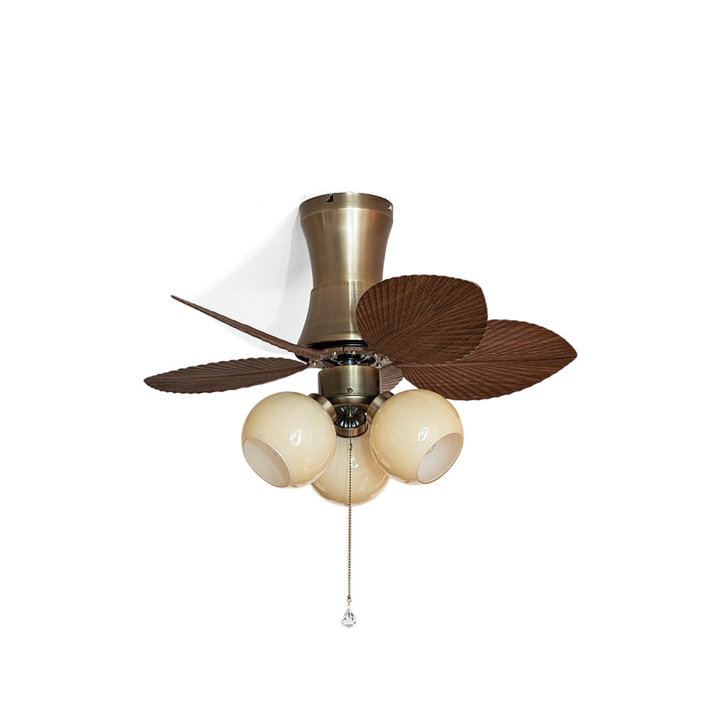 Glauk Ceiling Fan Light in a modern living room setting.