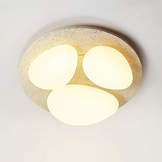 Lylaeen Plafonnier Moderne Et Minimaliste En Plastique Travertin