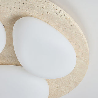 Lylaeen Plafonnier Moderne Et Minimaliste En Plastique Travertin