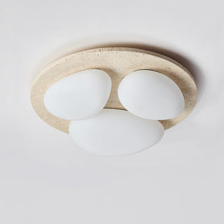 Lylaeen Plafonnier Moderne Et Minimaliste En Plastique Travertin