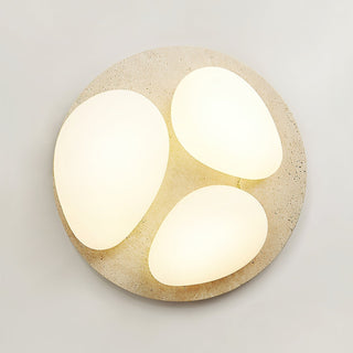 Lylaeen Plafonnier Moderne Et Minimaliste En Plastique Travertin