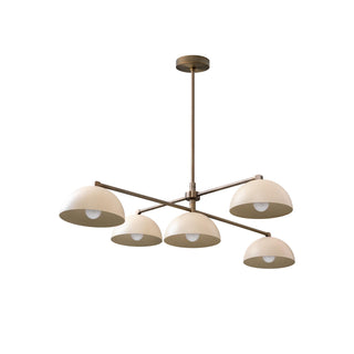 Vosole Lustre Industriel Vintage En Métal Et Laiton Linéaire