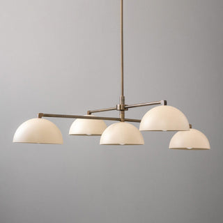 Vosole Lustre Industriel Vintage En Métal Et Laiton Linéaire