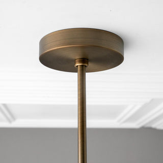Vosole Lustre Industriel Vintage En Métal Et Laiton Linéaire