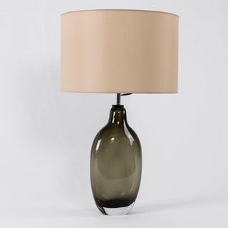 Otheain Lampe de Table en Cristal et Tissu-Luire