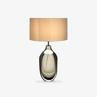 Otheain Lampe de Table en Cristal et Tissu-Luire
