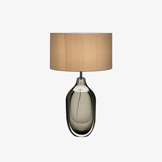 Otheain Lampe de Table en Cristal et Tissu-Luire