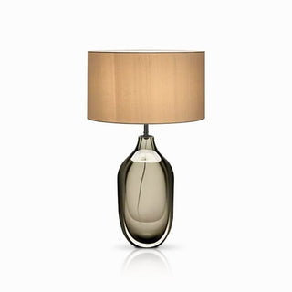 Otheain Lampe de Table en Cristal et Tissu-Luire