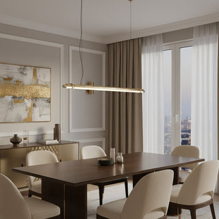 Gleam Bar Linear Pendant Lamp-Neutral Decor