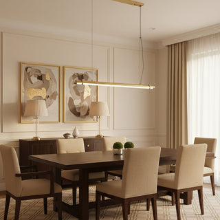 Gleam Bar Linear Pendant Lamp-Neutral Decor