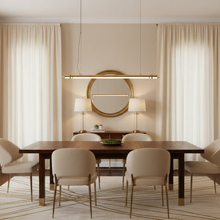 Gleam Bar Linear Pendant Lamp-Neutral Decor