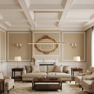 Gleam Bar Linear Pendant Lamp-Neutral Decor