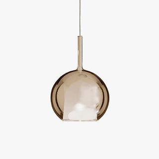 Lustra Suspension en Verre Fumé Rond