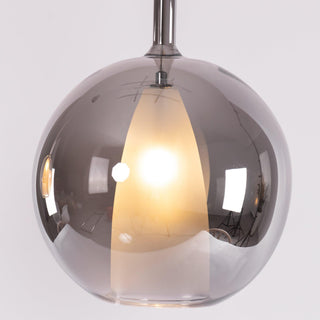 Lustra Suspension en Verre Fumé Rond