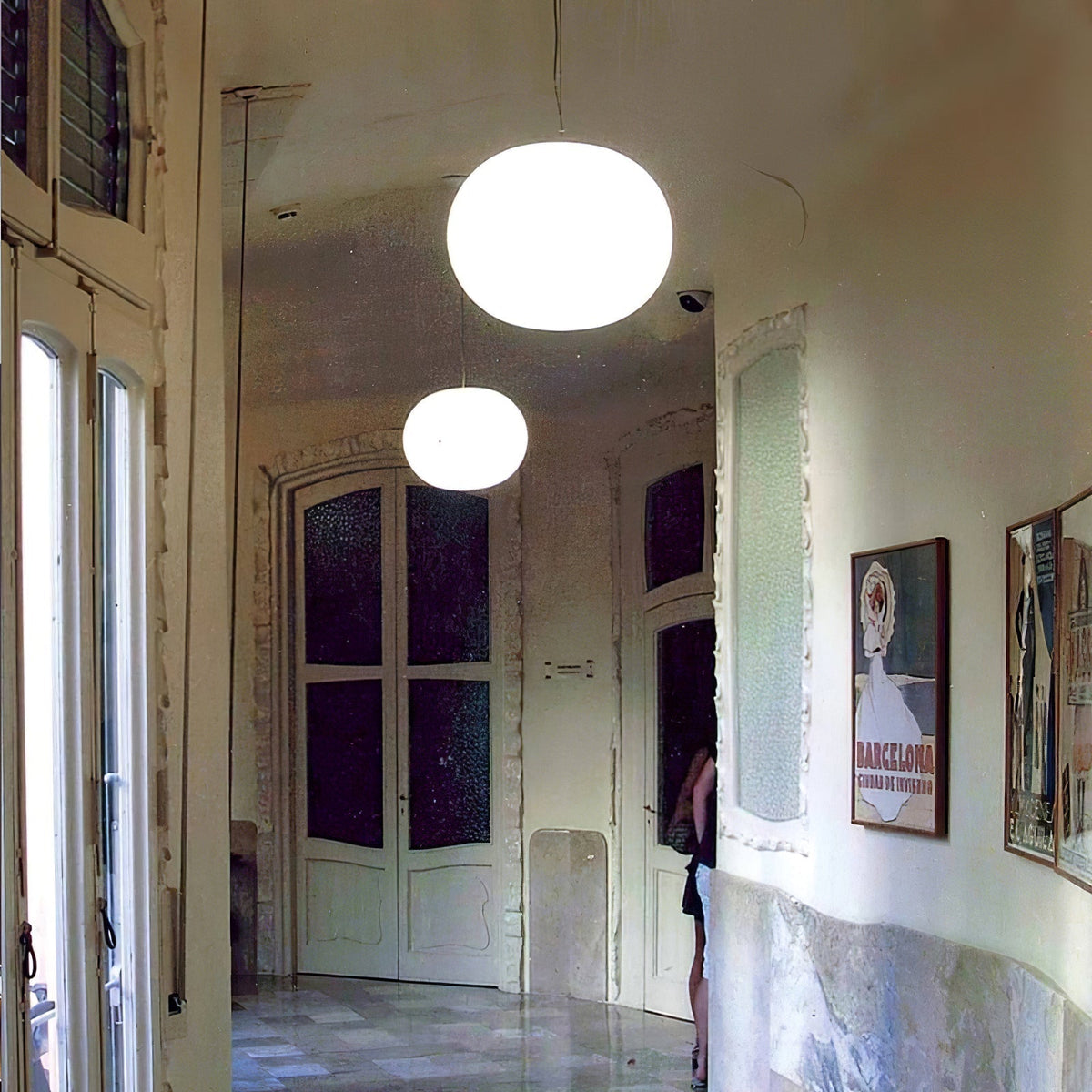 Orb Lustre Suspendu Moderne En Verre