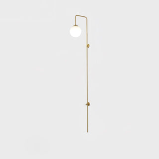 Nyvaris Applique Murale Minimaliste Laiton et Verre