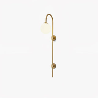 Nyvaris Applique Murale Minimaliste Laiton et Verre