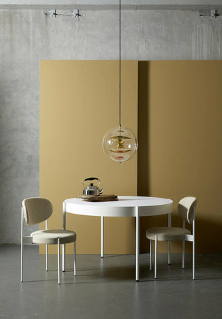 Orlaeen Lampe suspendue Globe en métal et acrylique à créativité individuelle