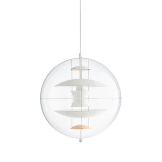 Orlaeen Lampe suspendue Globe en métal et acrylique à créativité individuelle