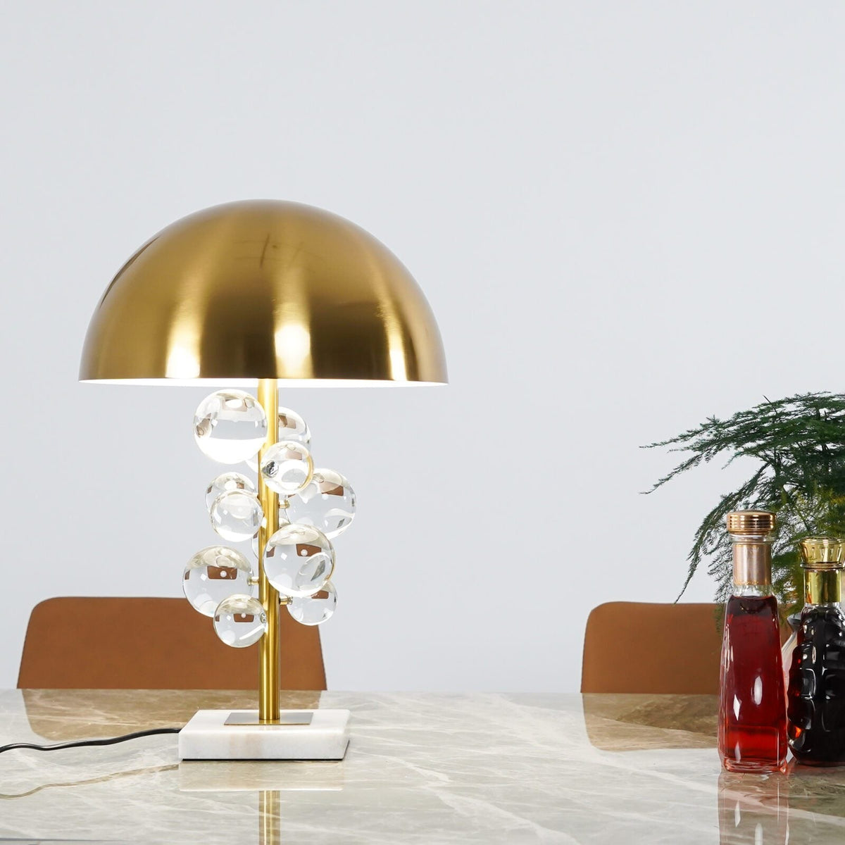 Petoeria Lampe de Table en Marbre Moderne