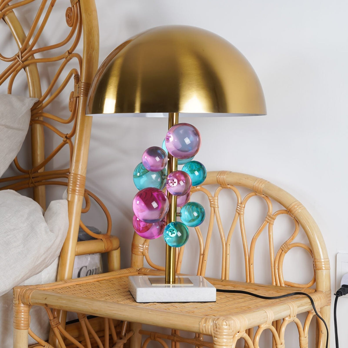 Petoeria Lampe de Table en Marbre Moderne