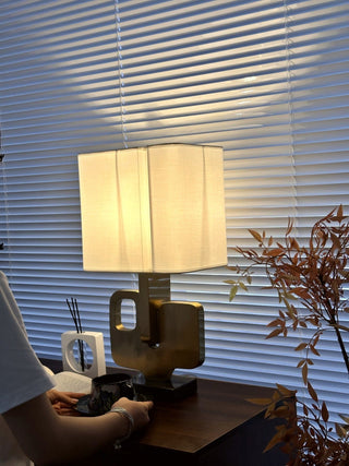 Glyph Table Lamp-Neutral Decor