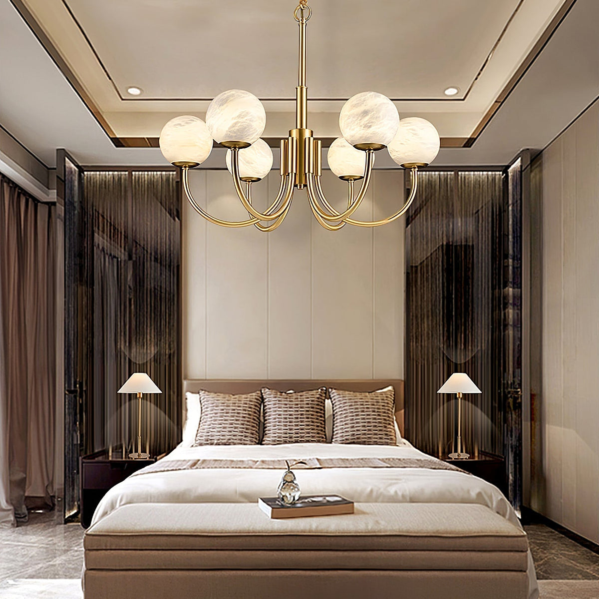 Chandelier Alabaster Luxury - Neutralighting