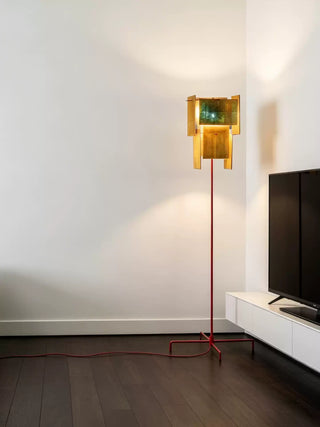 Gold Gallery Floor Lamp-Neutral Decor