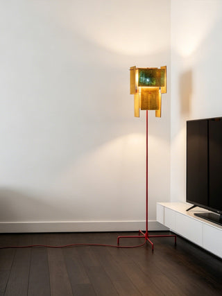 Gold Gallery Floor Lamp-Neutral Decor