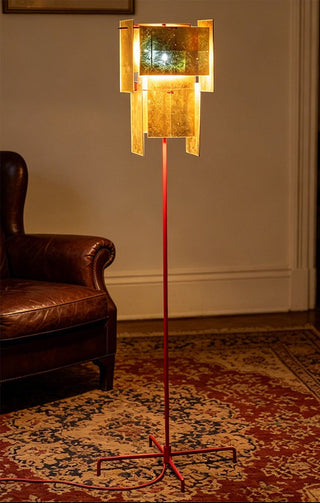 Gold Gallery Floor Lamp-Neutral Decor