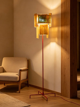 Gold Gallery Floor Lamp-Neutral Decor