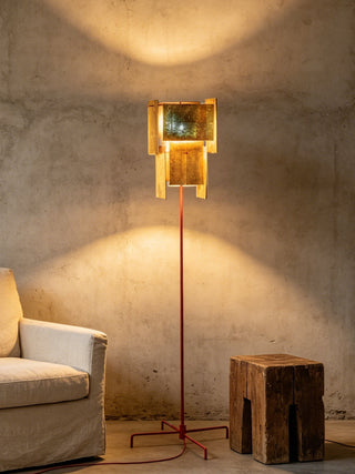 Gold Gallery Floor Lamp-Neutral Decor