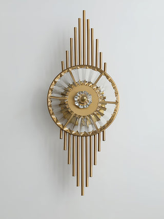 Cilirel Applique Murale Cristal Or Engrenage Luxueux