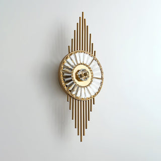 Cilirel Applique Murale Cristal Or Engrenage Luxueux
