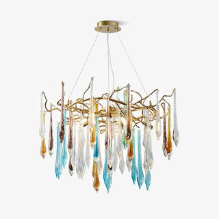 Aurora Lustre en Verre de Luxe