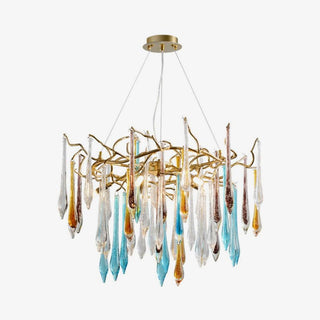 Aurora Lustre en Verre de Luxe