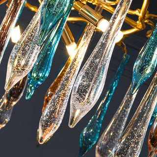 Aurora Lustre en Verre de Luxe