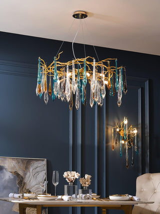 Aurora Lustre en Verre de Luxe