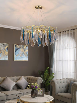 Aurora Lustre en Verre de Luxe