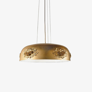 Zesolila Traditionnel Art Or Suspension Lumière