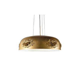 Zesolila Traditionnel Art Or Suspension Lumière