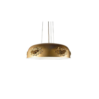 Zesolila Traditionnel Art Or Suspension Lumière