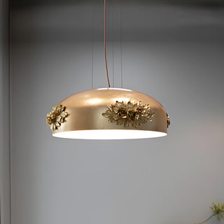 Zesolila Traditionnel Art Or Suspension Lumière