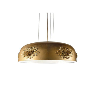 Zesolila Traditionnel Art Or Suspension Lumière